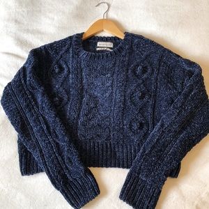 urban outfitters navy blue sweater